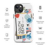 South Bend Indiana Notre Dame iPhone 14 13 12 11 Pro Max Plus Mini Phone Case iPhone Tough Rugged Protective iPhone case