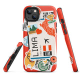Lima Peru Peruanische iPhone 14 13 12 11 Pro Max Plus Mini Handyhülle iPhone X XS XR SE 7 8