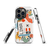 Lima Peru Peruvian  iPhone 14 13 12 11 Pro Max Plus Mini Phone Case iPhone X XS XR SE 7 8