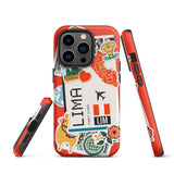 Lima Peru Peruanische iPhone 14 13 12 11 Pro Max Plus Mini Handyhülle iPhone X XS XR SE 7 8