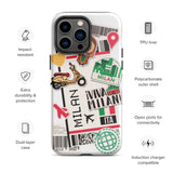 Milan Italy Italian Milano Italia  iPhone 14 13 12 11 Pro Max Plus Mini Phone Case Milano Italia iPhone X XS XR SE 7 8 iPhone case