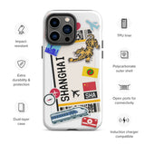 Shanghai China Chinese  iPhone 14 13 12 11 Pro Max Plus Mini Phone Case iPhone Tough Rugged Protective iPhone case