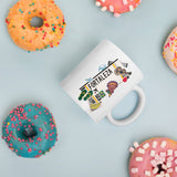 Fortaleza Brasil Brazil Brazilian Coffee Mug White Glossy Cup Personalized Custom City Name