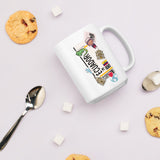 Ecuador Ecuadorian Coffee Mug White Glossy Cup Personalized Custom City Name