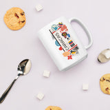 Caracas Venezuela Venezuelan Coffee Mug White Glossy Cup Personalized Custom City Name