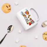 Cali Colombia Colombian Coffee Mug White Glossy Cup Personalized Custom City Name