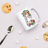 Cartagena Colombia Colombian Coffee Mug White Glossy Cup Personalized Custom City Name