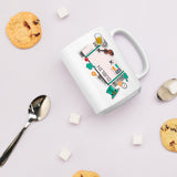 Dublin Ireland Irish Coffee Mug White Glossy Cup Personalized Custom City Name