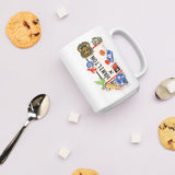 Hamilton Ontario Canada Canadian Coffee Mug White Glossy Cup Personalized Custom City Name