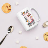 Copenhagen Denmark Danish Coffee Mug White Glossy Cup Personalized Custom City Name
