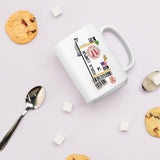Kuala Lumpur Malaysia Malaysian Coffee Mug White Glossy Cup Personalized Custom City Name