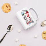 London England British Coffee Mug White Glossy Cup Personalized Custom City Name