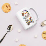 Valencia Venezuela Venezuelan Coffee Mug White Glossy Cup Personalized Custom City Name